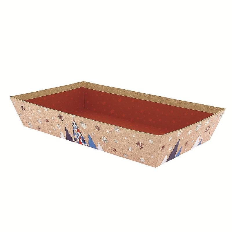 Corbeille carton rectangulaire 