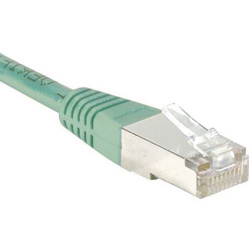 CORDON RJ45 BUDGET CATÉGORIE 6 F/UTP VERT - 10 M