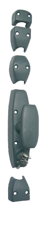 CRÉMONE CLASSIQUE POUR PORTE COCHÈRE DIAMÈTRE 18 RY180 FINITION APPRÊT BOUTON STANDARD - JARDINIER MASSARD - J041605