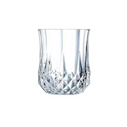 6 verres à eau vintage 23cl Longchamp - Cristal d'Arques - Verre ultra transparent au design vintage - transparent 0883314891225_0