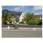 Eskell - Clôture en aluminium Kostum - 2027 mm - Lames pleines de 150 mm_0