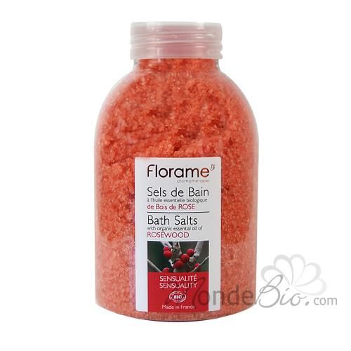 FLORAME - SELS DE BAIN BOIS DE ROSE SENSUALITÉ 600ML