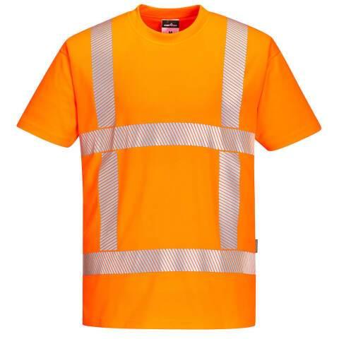 LOT DE 2 - PORTWEST R413 T-SHIRT RWS ORANGE - TAILLE S