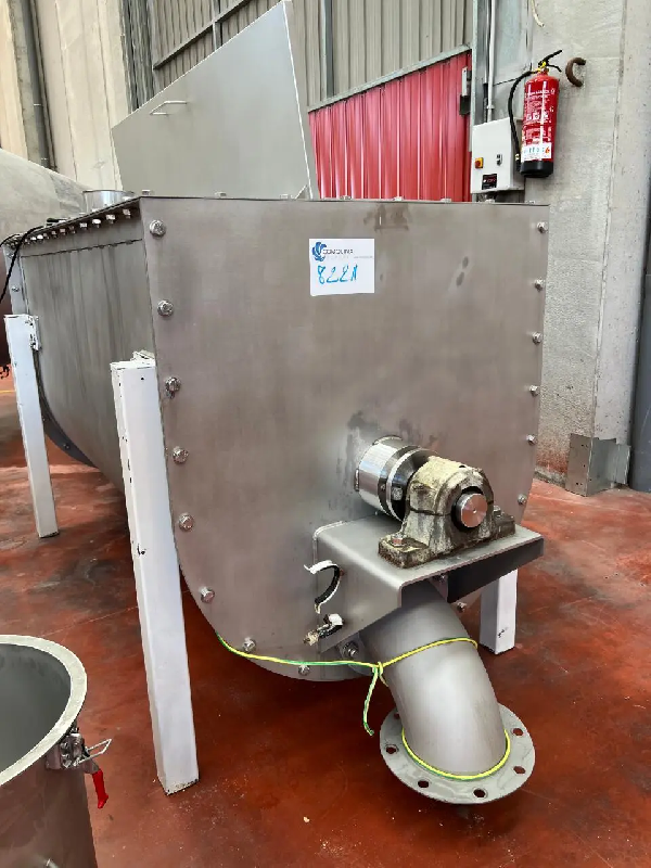 Mélangeur à bande en acier inoxydable 1500 litres d'occasion - référence : c8221_0