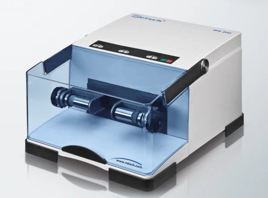 MM 200 - Broyeurs et concasseurs alimentaires - Retsch GmbH - finesse finale ~10 µm - broyage à sec et homogénéisation rapide_0
