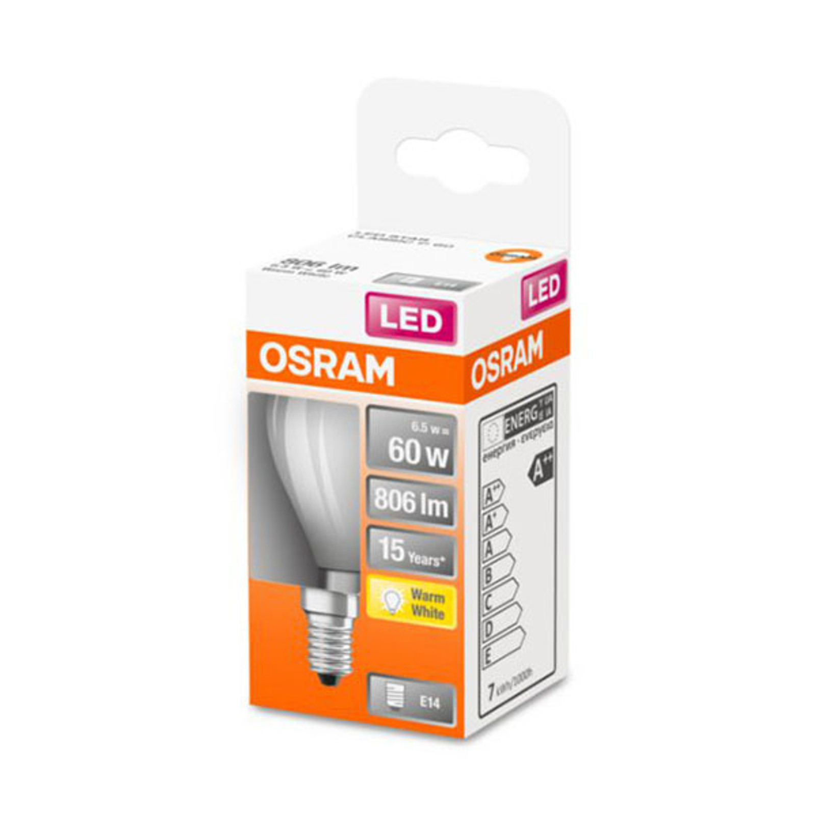 OSRAM AMPOULE LED E14 5,5 W CLASSIC P 2 700 K