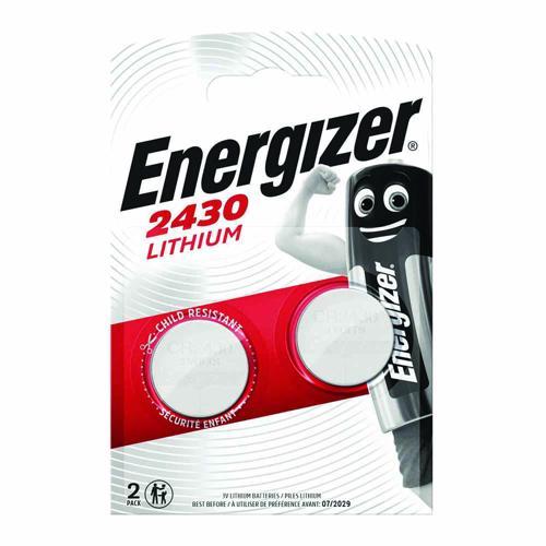 PILE BOUTON - CR2430 - 3V - LOT DE 2 - ENERGIZER