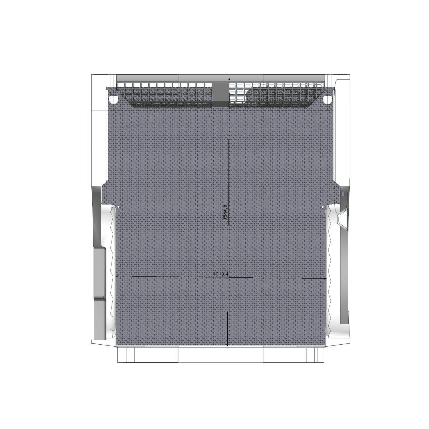 PLANCHER CITAN MERCEDES L1 CLOISON GRILLAGÉE