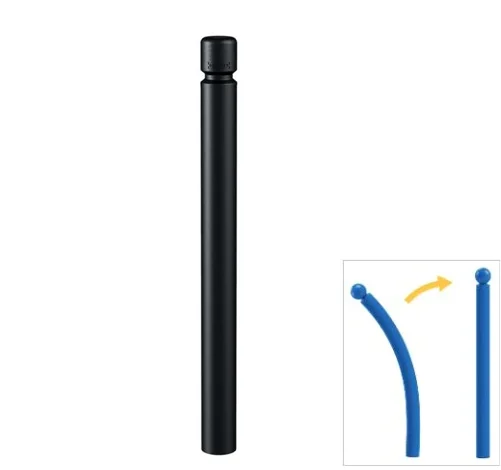 Potelet mémoire de forme Ø76 mm - Flexible gorge | Agglo_0