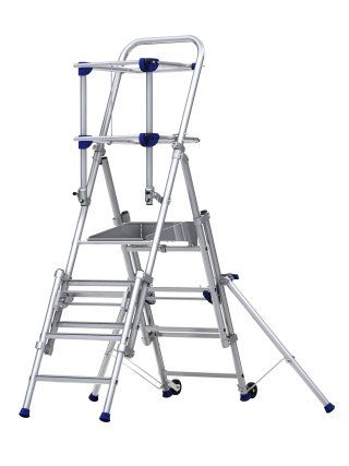 Profort X’tend - Plateforme de travail télescopique en aluminium Tubesca - Réglage des pieds tous les 20 cm_0