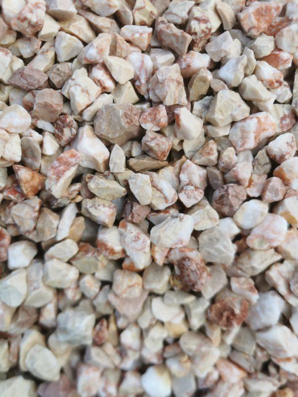 Gravier 9/16 Rose de Provence - Marbre - Nuance de rose - Concassé - Densité 1.5 ton/m3_0