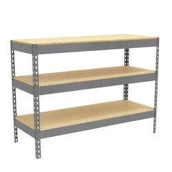 SimonRack Banque de travail SIMONWORK BASIC 3 902145-3 GRIS/BOIS - métal 8425437094071_0