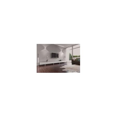 Spot de plafond Brick LED SMD - 2x3W - 3000K - Aluminium brossé - Exo_0