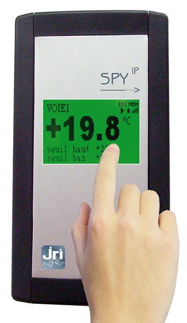 Enregistreur SPY IP - Surveillance multiparamètre avec écran tactile et compatibilité Ethernet_0