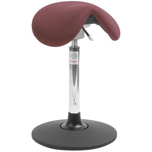 SIÈGE MINI SWAY FLEXMATIC - TISSU CURA - MEDIUM - ROUGE - GLOBAL PROFESSIONAL SEATING