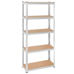 Tectake Étagère robuste pour charges lourdes - 180 x 75 x 30 cm, 350 kg - 405050 - acier 405050_0