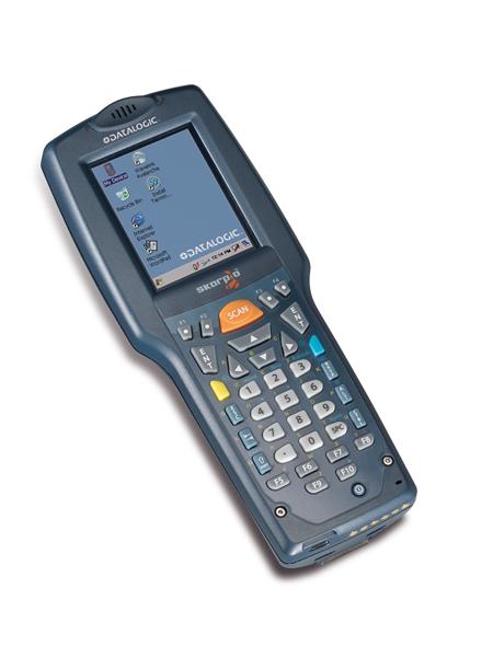 Terminal portable batch ou wifi Datalogic Skorpio - Compact, robuste, Windows Mobile et scanner longue distance_0