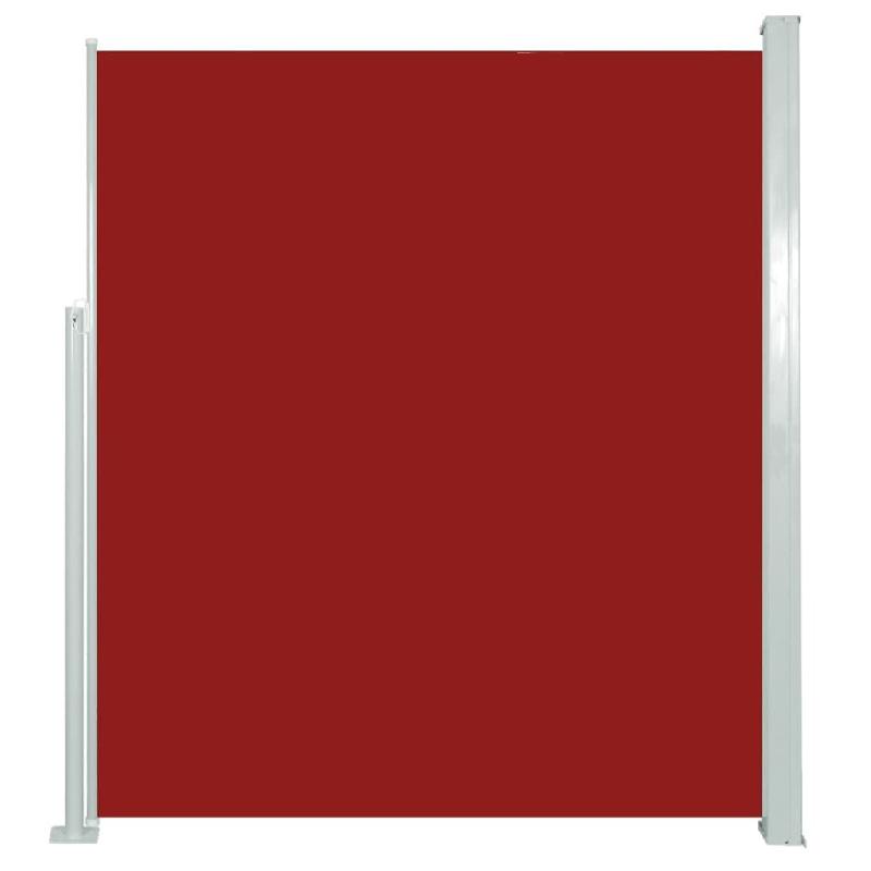 VidaXL Auvent latéral rétractable 160 x 500 cm Rouge Modèle Solaris Horizon - rouge 45463_0