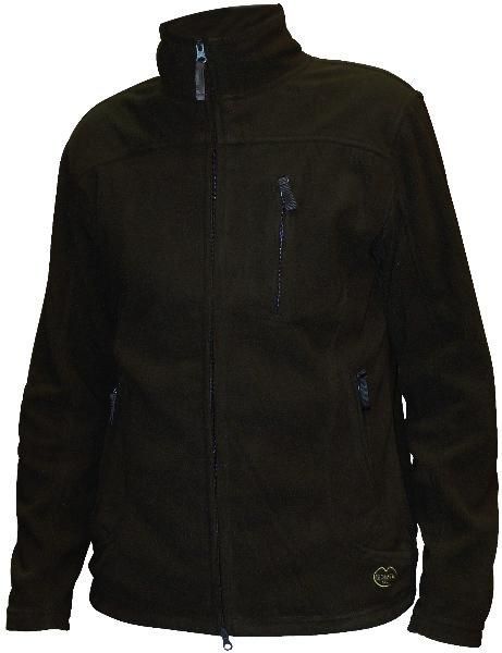 BLOUSON POLAIRE POLYESTER COL DEMI ZIP TAILLE S BRONZE