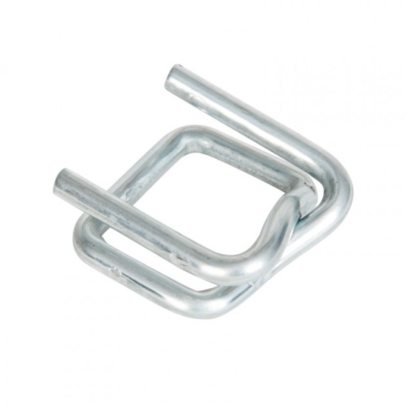 Boucle acier autobloquante pour feuillard polypropylène et textile - Largeur 13, 31, 16, 25, 19 mm_0