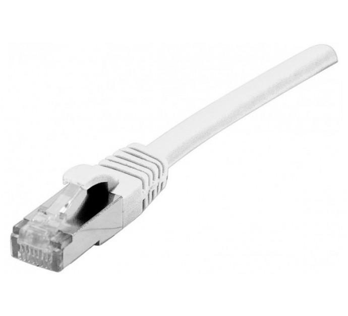 Dexlan cordon RJ45 catégorie 6A S/FTP LS0H snagless blanc - 25 m - Cuivre - 10 Gbps - Garantie 20 ans_0