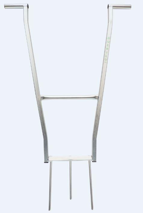 Fourche à bêcher PRO Guerilu - acier galvanisé - 30cm, 3 dents - Référence 522205_0