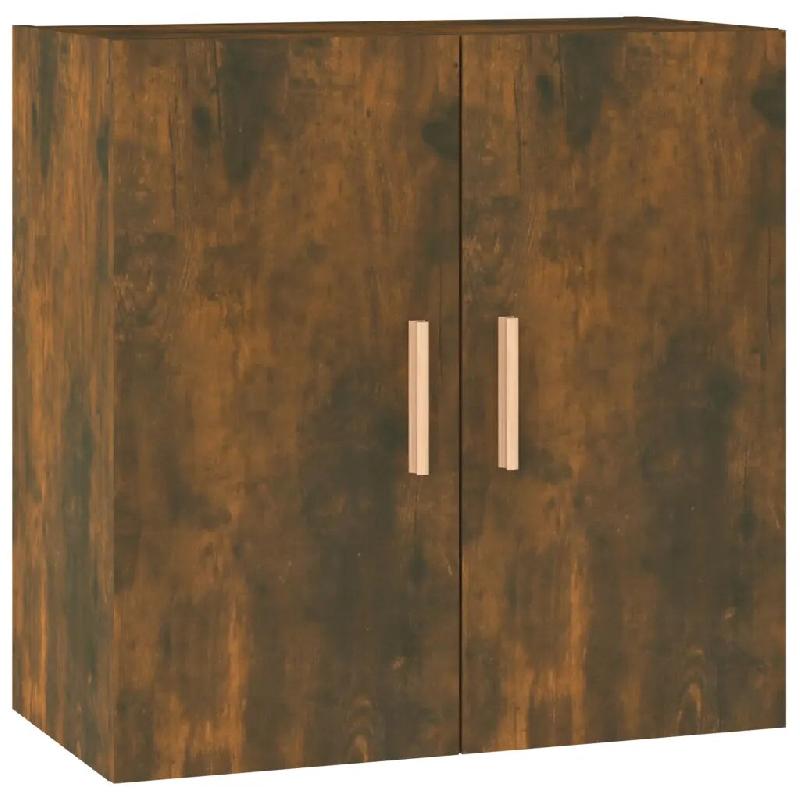 Helloshop26 - Armoire murale scandinave 60 x 30 x 60 cm fonction d'économie d'espace style minimaliste en bois d'ingénierie chêne 02_0048340 - Bois_0