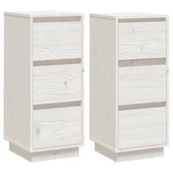 Helloshop26 - Buffet bahut commode armoire meuble de rangement organisateur cuisine salle de séjour salons lot de 2 32 x 34 x 75 cm 02_0036655 - 3000_0