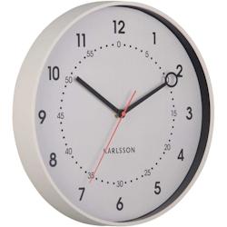 Horloge murale en résine Fresco gris foncé Karlsson - 8714302770098_0