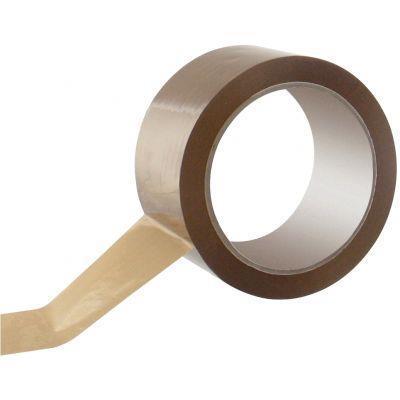 Lot de 6 rouleaux adhésif polypropylène havane - 50mm x 66m - Fabricant FOURNISSEUR NC_0