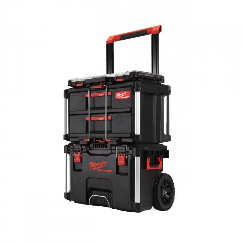 Promo Packout™ 3 pièces (trolley + coffret tiroir + organiseur) MILWAUKEE - Référence 4932479957_0
