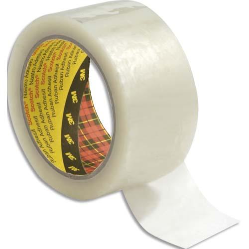 Scotch adhésif d'emballage en polypropylène 48 microns - h50 mm x l60 mètres transparent 24594_0