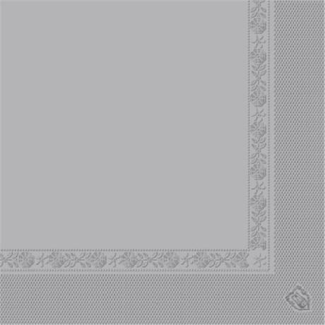 SERVIETTE ECOLABEL 2 PLIS 18 G/M² 39X39 CM TISSU GRIS (VENDU PAR 1600)