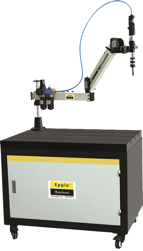 Taraudeuse à bras articulé GSA-P - pneumatique ou électrique - capacité M3 à M12 - table de travail mobile en option_0