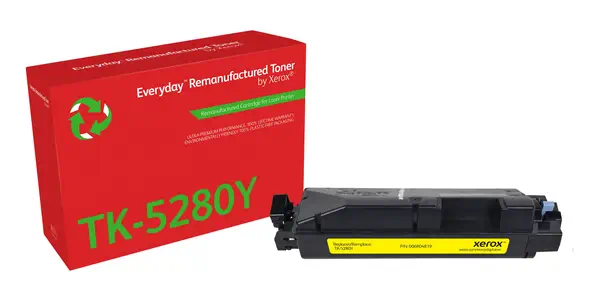 Toner remanufacturé Jaune Everyday¢ de Xerox compatible avec Kyocera TK-5280Y, Capacité standard_0