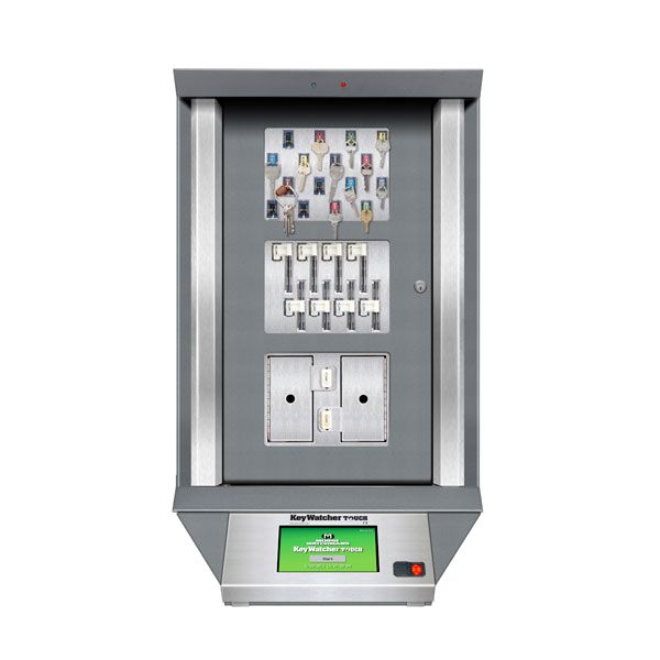 Vigipad 96 clés - Armoire électronique de gestion des clefs - Écran tactile, contrôle horaire et synchronisation automatique - Dimensions 86 x 70 x 25 cm_0
