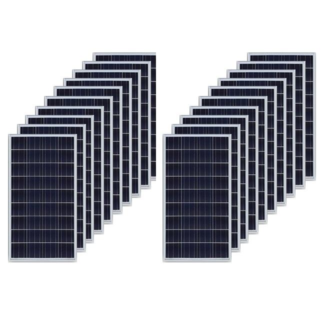 20 panneaux solaires de 100w 12v poly f.Tech - 348_0