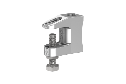Attache de support en fonte galvanisée et V2A - pour tuyaux DN 60 à 300 mm_0
