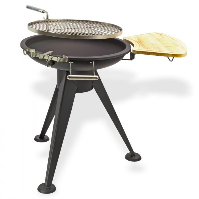 Barbecue rond grille tournante nevada_0