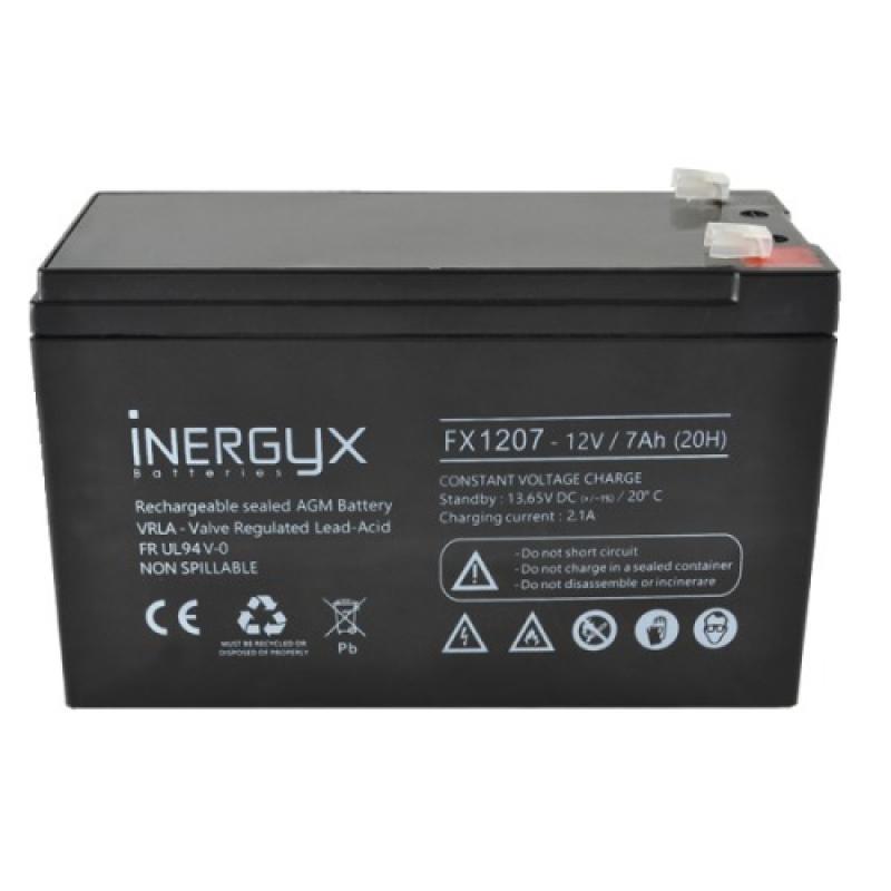 Batterie rechargeable vrla à boitier fr/ul94 v-o - compatible coffret alimentation abs série rsx_0
