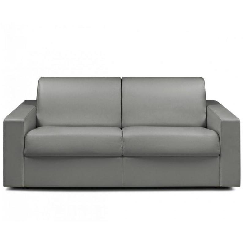 CANAPÉ CONVERTIBLE NIGHT EXPRESS 140 CM MATELAS 14 CM POLYURÉTHANE GRIS CLAIR_0