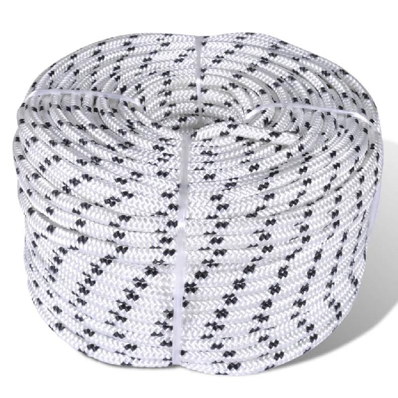 CORDE DE BATEAU TRESSÉE EN BOBINE POLYESTER 8 MM X 50 M 02_0003379_0