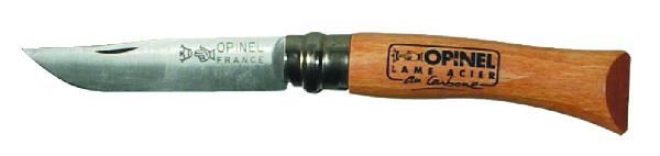 COUTEAU OPINEL LAME ACIER CARB 8VRN (BL)