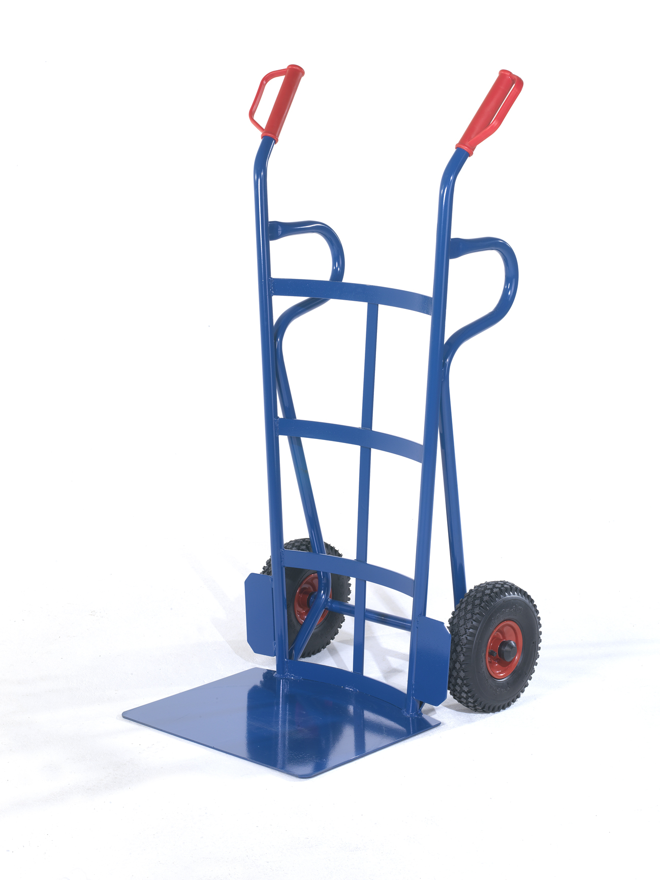 Diable de manutention - bavette extra large 500x400mm - charge 250kg - roues au choix_0