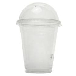 Gobelet Plastique - Transparent - 350 mL - Couvercle Dôme - par 1000 - transparent plastique 3760394095491_0