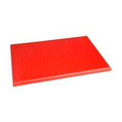 Planche polyéthylène 450 x 300 mm rouge haute densité - Hygiplas - rouge plastique J034_0
