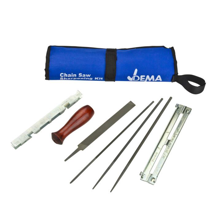 Kit d'affûtage pour chaîne de tronçonneuse 7 pièces guide-lime manuel_0
