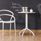 Lot de 8 Chaises empilables - Polypropylène - PIA_0