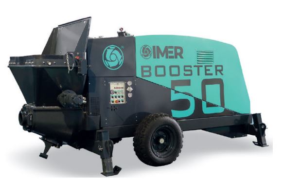 Pompe à béton, débit : 3-50 m 3 /h - BOOSTER 50_0