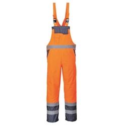 Portwest - Cotte de travail non doublée HV CONTRAST Orange / Bleu Marine Taille 4XL - XXXXL orange 5036108305209_0